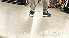 Candid ebony lil booty jiggle, tease and follow.