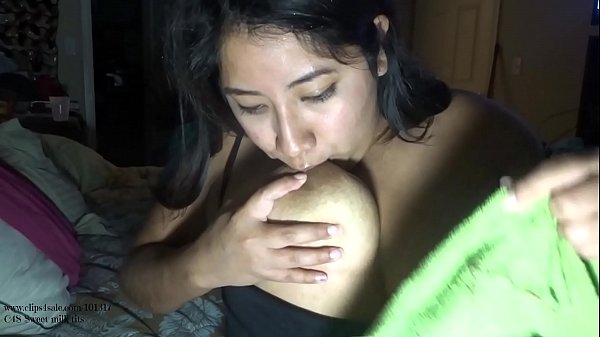 Mom suckles,swallows,squirt her tit milk 20