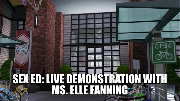 Elle Fanning Does A Live Demonstration