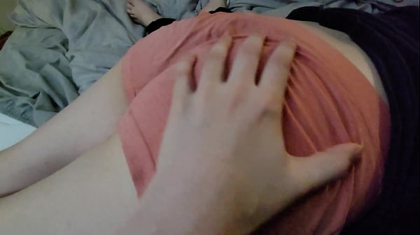 Submissive TGirl Ass Slapped by Master